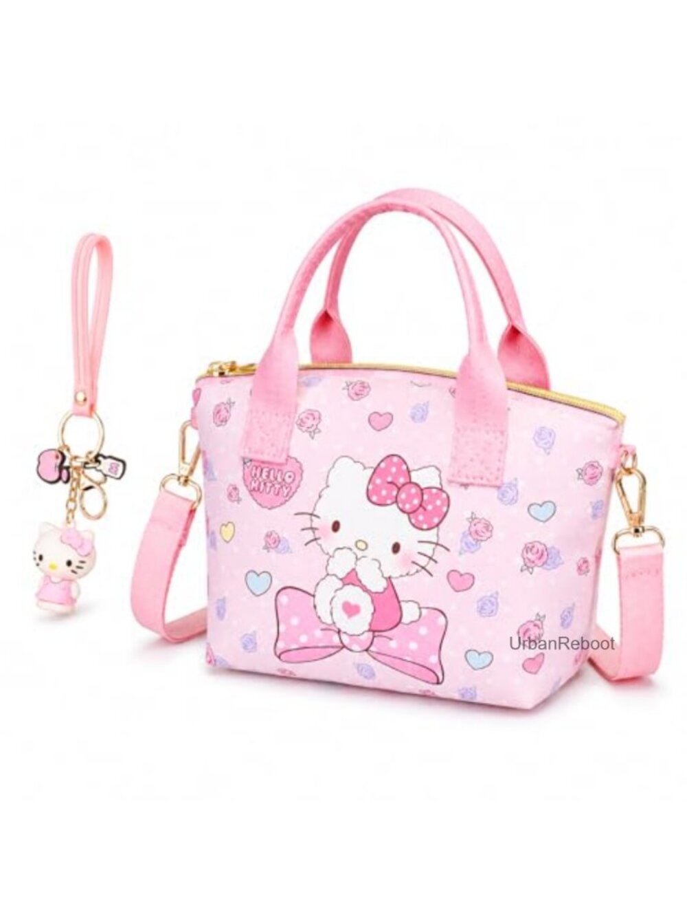 Mini PU Leather Crossbody Bag Adjustable Strap Zipper Pouch Gift